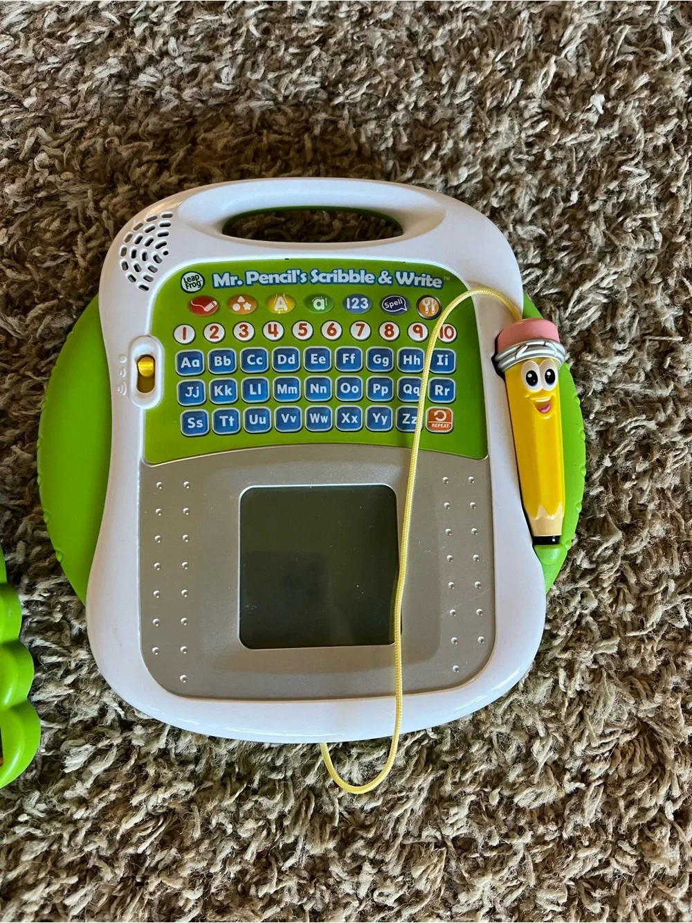 Interactive Learning Activity Tablet for Kids - Green and White